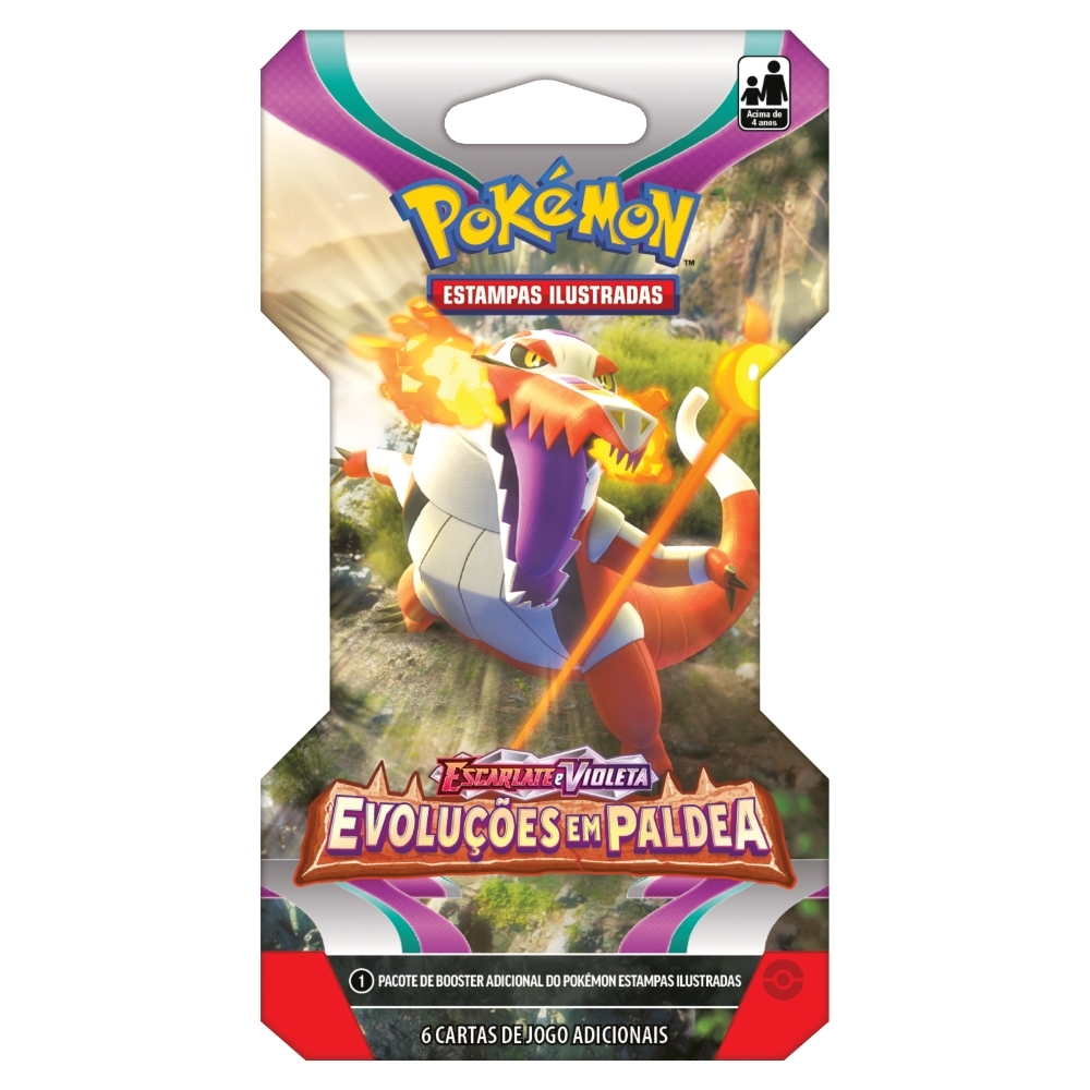 Pacotinho de 5 cartas Pokémon + 1 Pokémon V E GX + 1 Pokémon VMAX