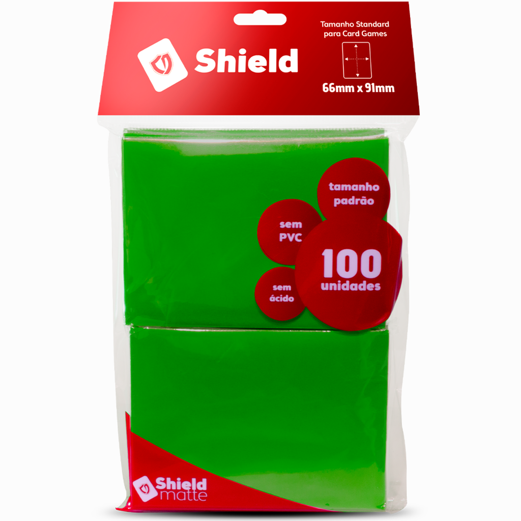 Sleeve Shield Matte - 100 unidades (66 x 91 mm) - Central Shield