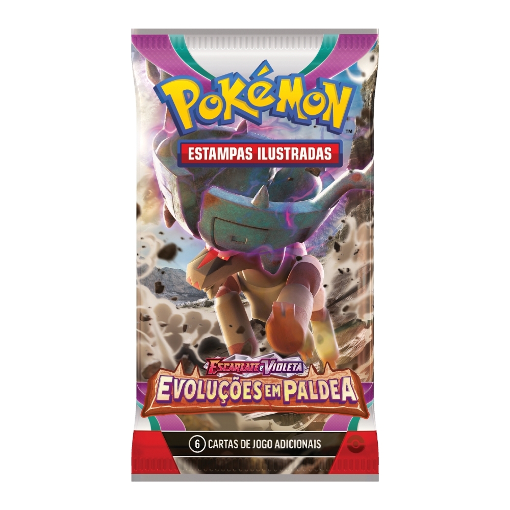 Blister Unitário Escarlate e Violeta COPAG Original Pacote 6 Cartas Pokémon  TCG Booster