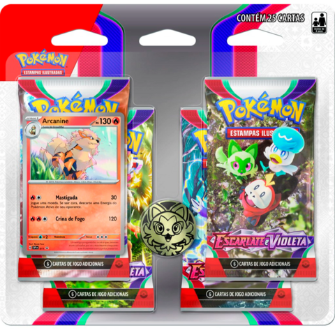 Box Pokémon Lendas em Paldea: Miraidon E/ou Koraidon EX Coleção Especial -  151 E.V. 3,5