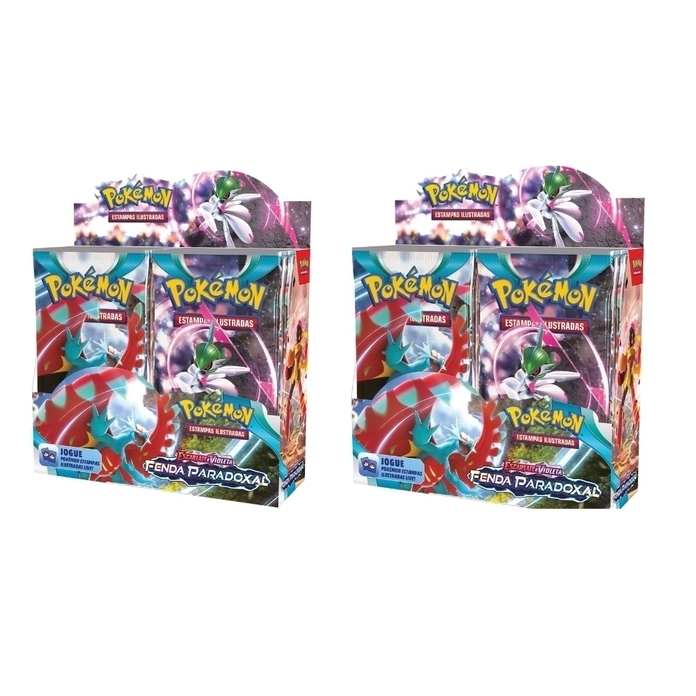 Booster Box 36 Pacotes Escarlate e Violeta COPAG Original Cartas