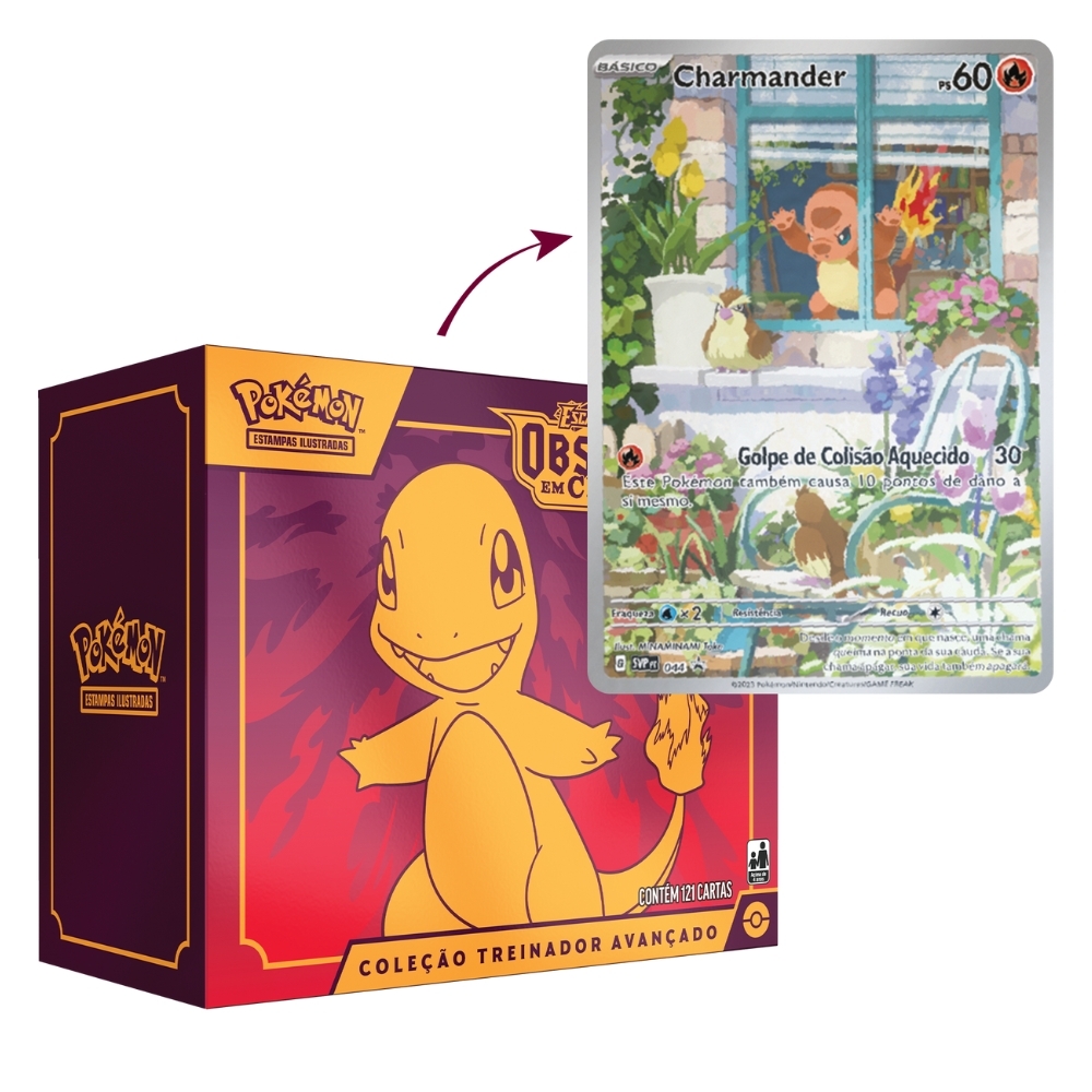 Box Charizard Coleção Ultra Premium COPAG Original Lacrada 32 Booster Carta  Pokémon TCG