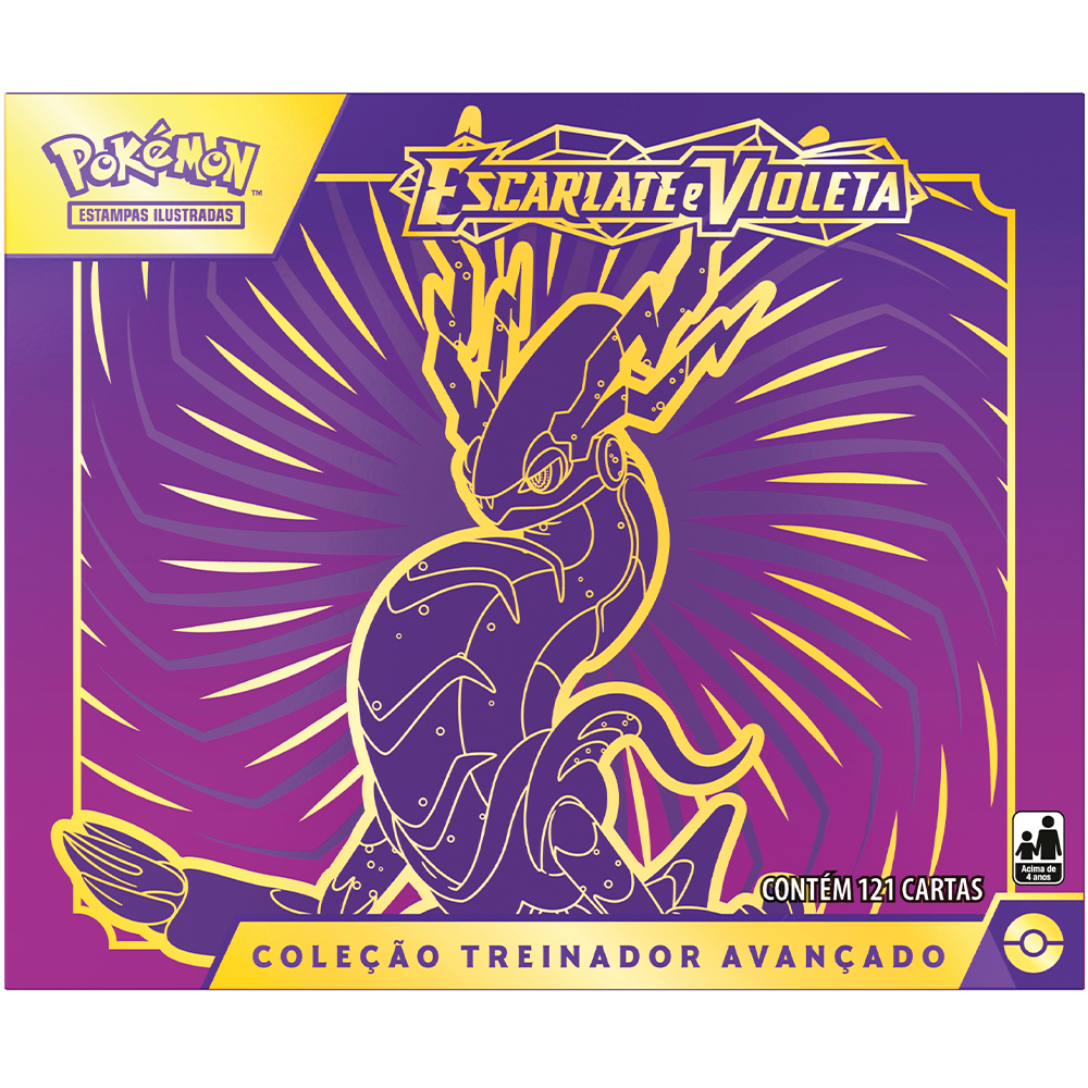 Box Miraidon Coleção Treinador Avançado Escarlate Violeta COPAG