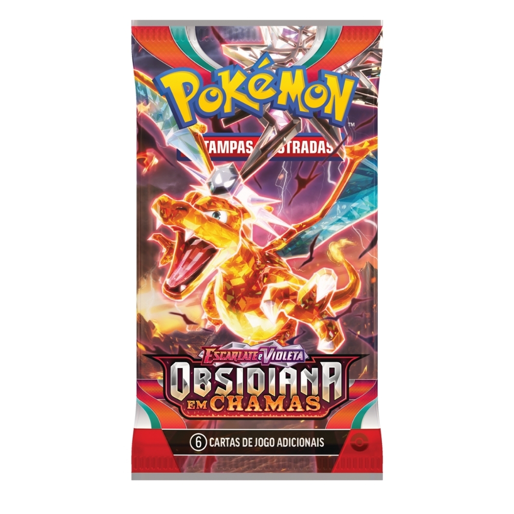 Box Treinador Avançado Pokémon Escarlate E Violeta 3 Obsidiana Em
