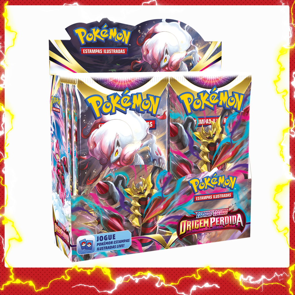 Box Lacrada 36 Boosters Cartas Pokémon Tcg Original Copag