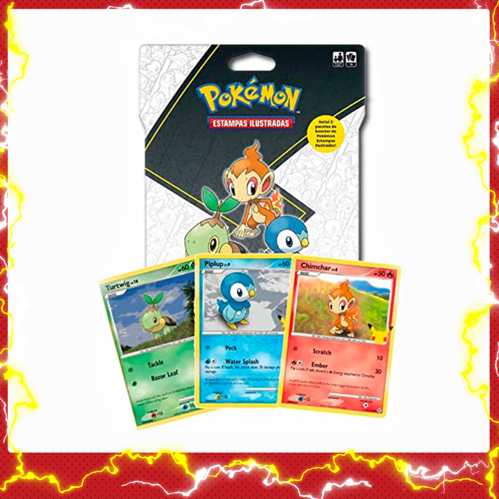 Blister Gigante de Parceiros Iniciais - Pikachu e das regiões - Galar -  Alola - Kalos - Unova - Pokémon TCG - Oficial Copag