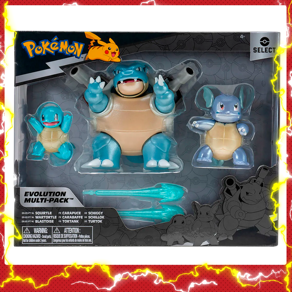 Brinquedo Boneco Articulado Pokémon Blastoise 10 Cm Sunny