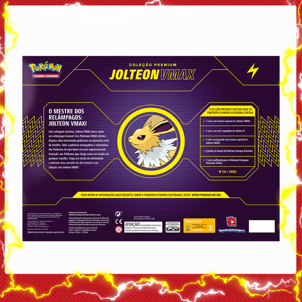 Carta Pokémon Jolteon Vmax Céus Em Evolução Original