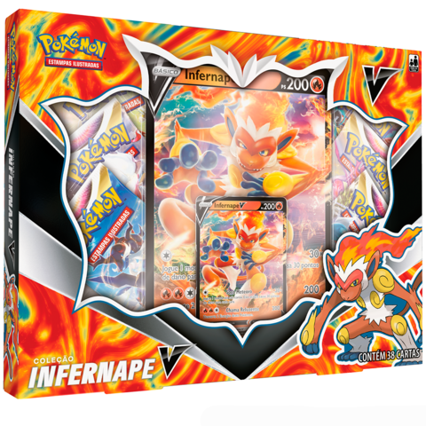 Pokemon box Batalha de Liga mew vmax Copag 32543 no Shoptime