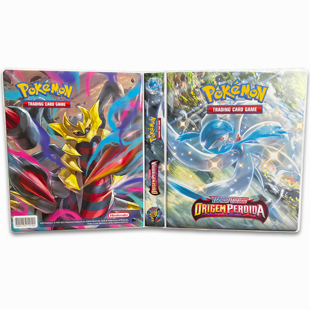 Álbum Pokémon Pasta tipo Fichário para Cards Reforçado Capa Dura