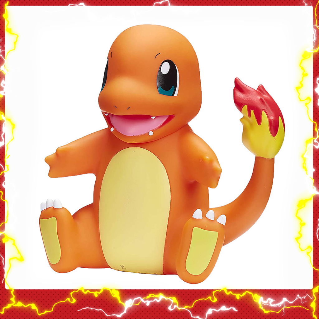 Boneco Pokémon Eletrônico Charmander com Som e Luzes