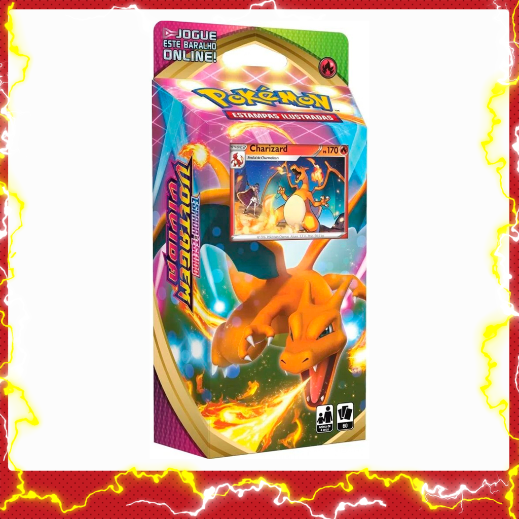 Box Pokemon Coleção Aliados Reshiram E Charizard Gx