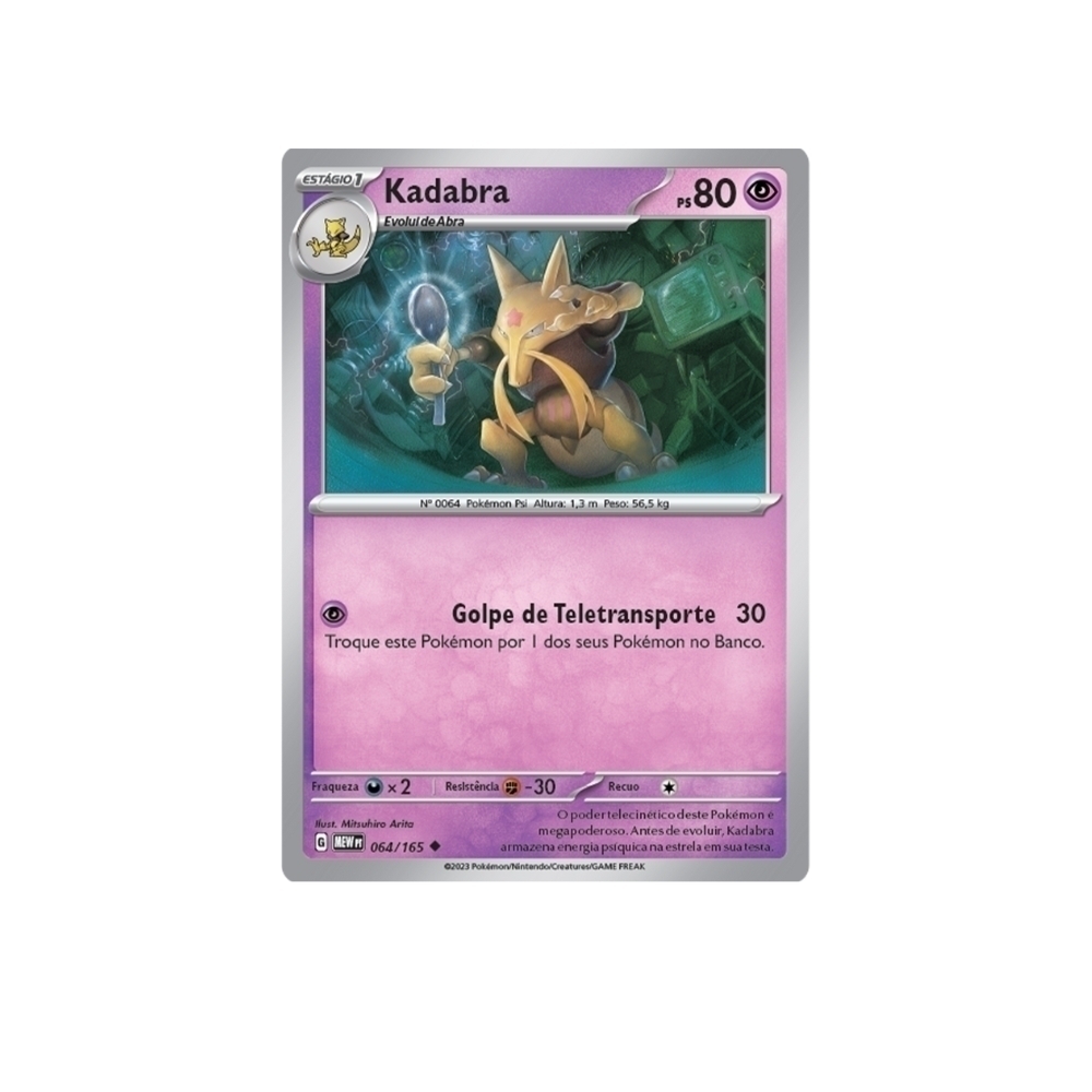Carta Pokémon Alakazam Ex Escarlate Violeta 151