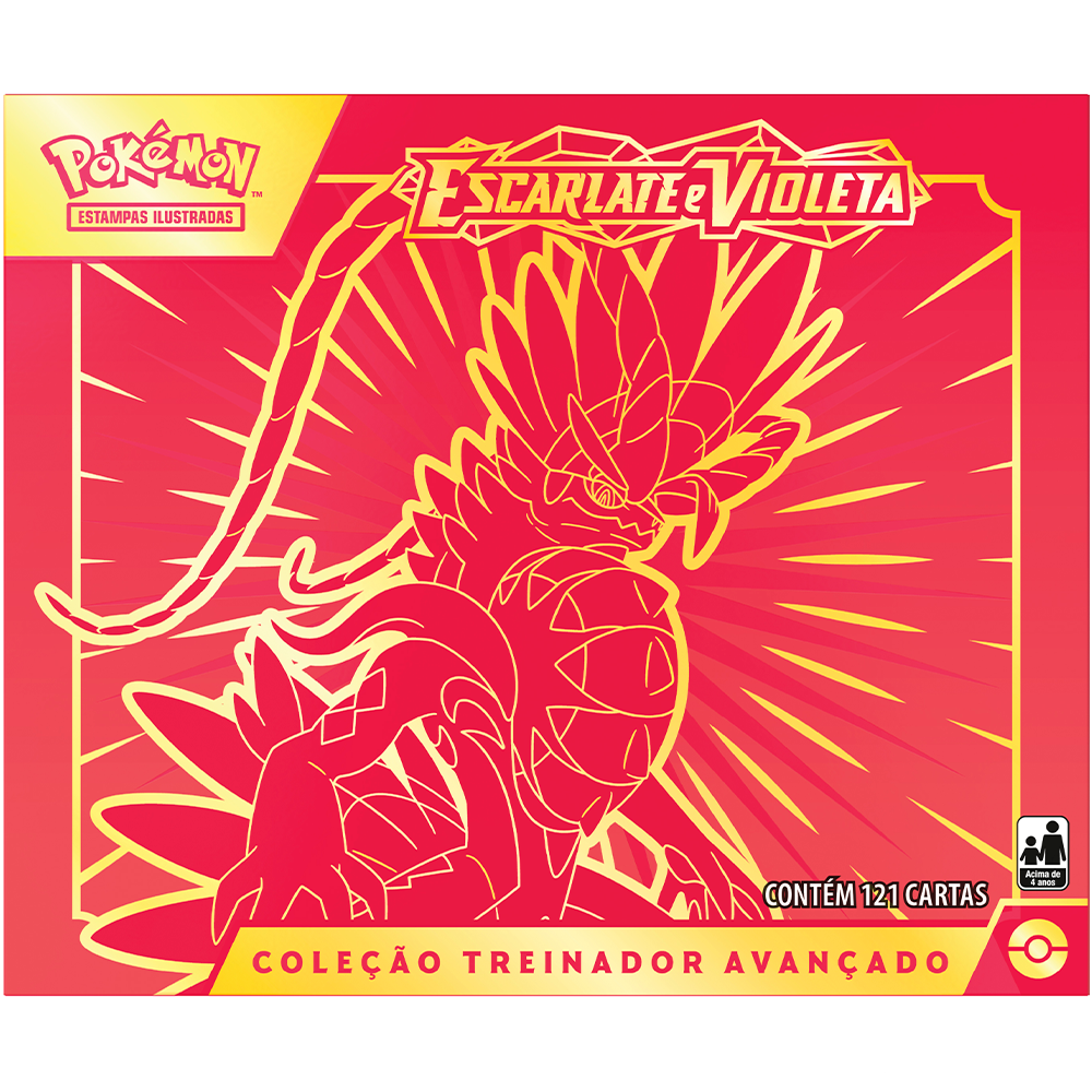 Box Koraidon Coleção Treinador Avançado Escarlate Violeta COPAG Original  Lacrada 20 Booster Carta Pokémon TCG