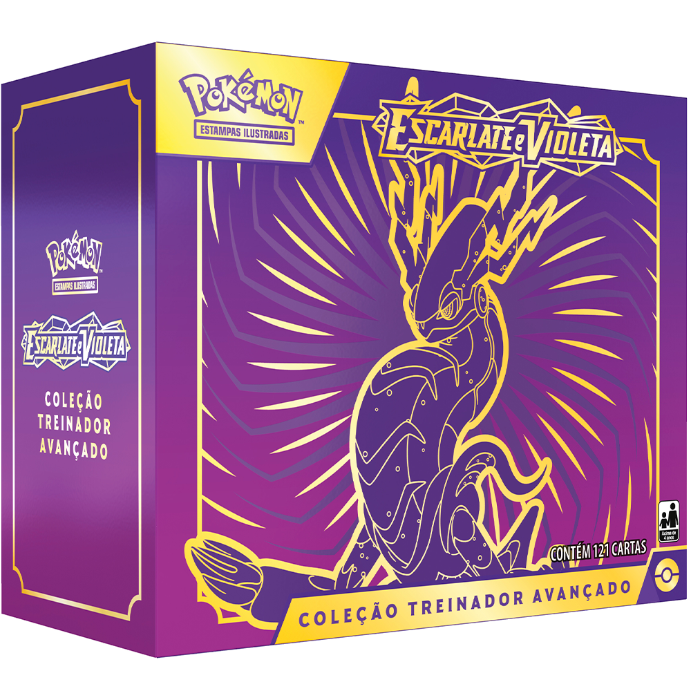 Box Miraidon Coleção Treinador Avançado Escarlate Violeta COPAG