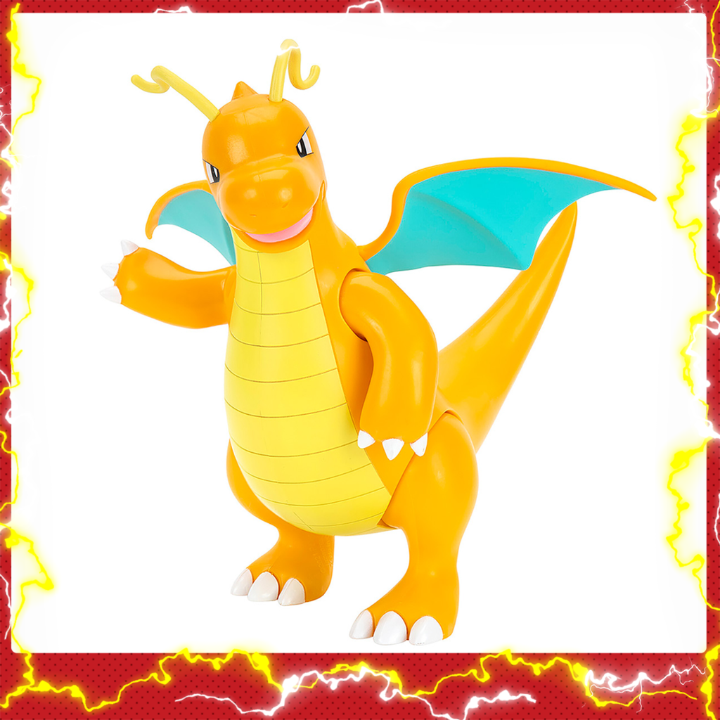 Cartoon Pokémon Despertador Figura Brinquedos, Boneca, Dragonite