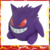 Boneco Pokémon Gengar Vinil na internet