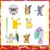 Kit 8 Bonecos Batalha Pokémon - Pikachu, Eevee, Sneasel, Wooloo, Yamper, Sirfetch'd, Ponyta de Galar e Morpeko - comprar online