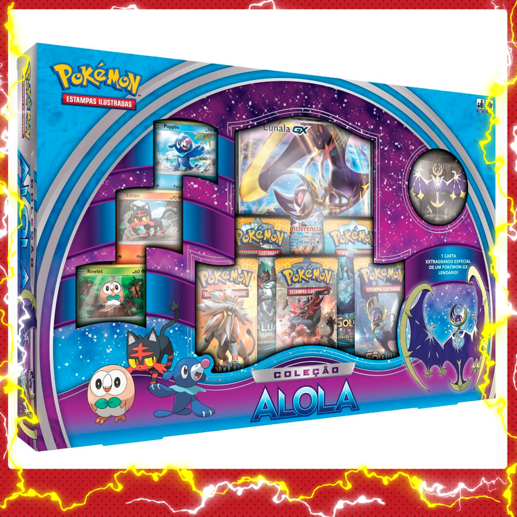 Box Pokémon Coleção Alola - Lunala