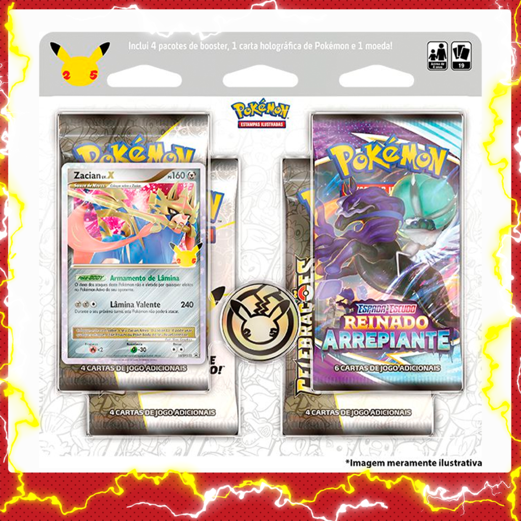 Kit de Cartas Pokémon Blister Quadruplo Tempestade Prateada 4