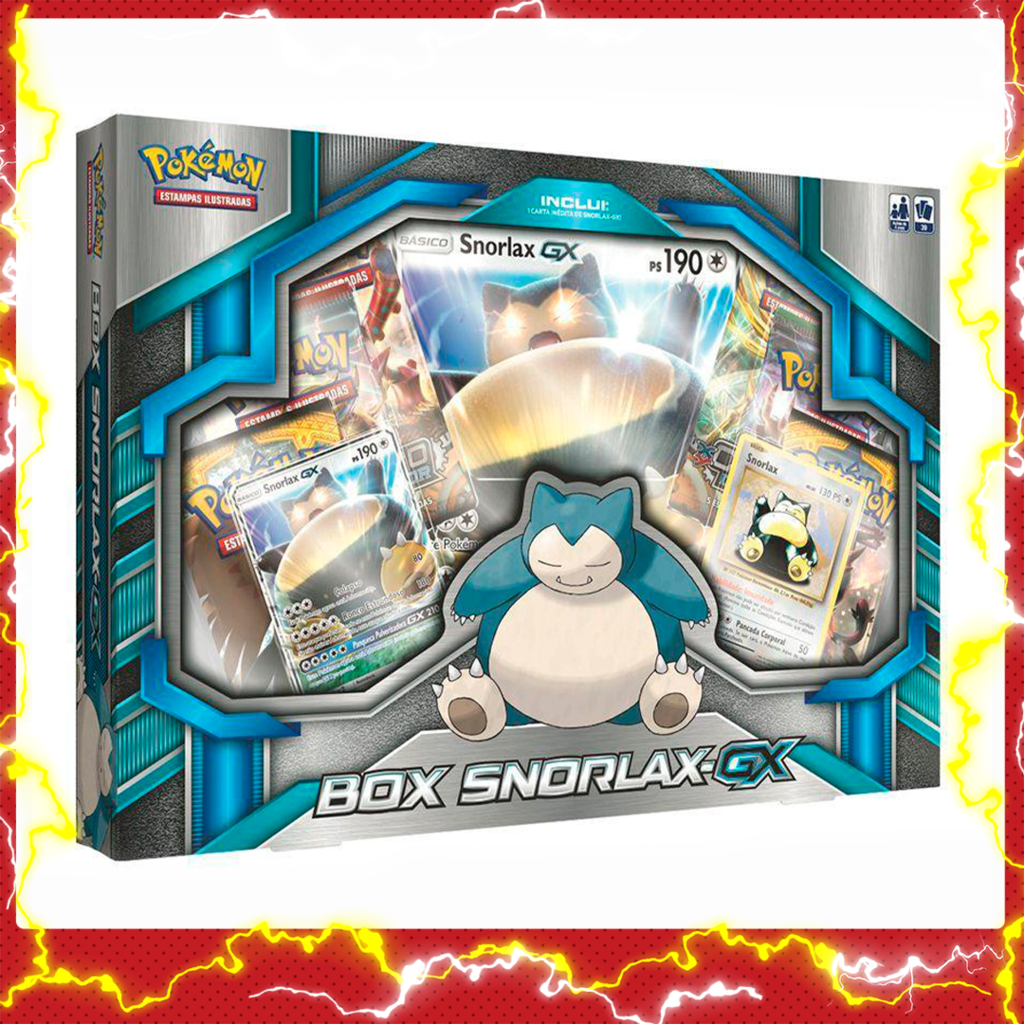 POKEMON BOX SNORLAX-GX, Pokemon em Promoção