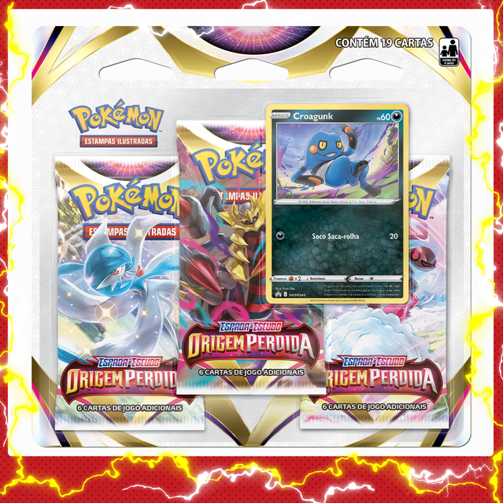 Blister Quadruplo Pokémon Weavile Origem Perdida Tcg