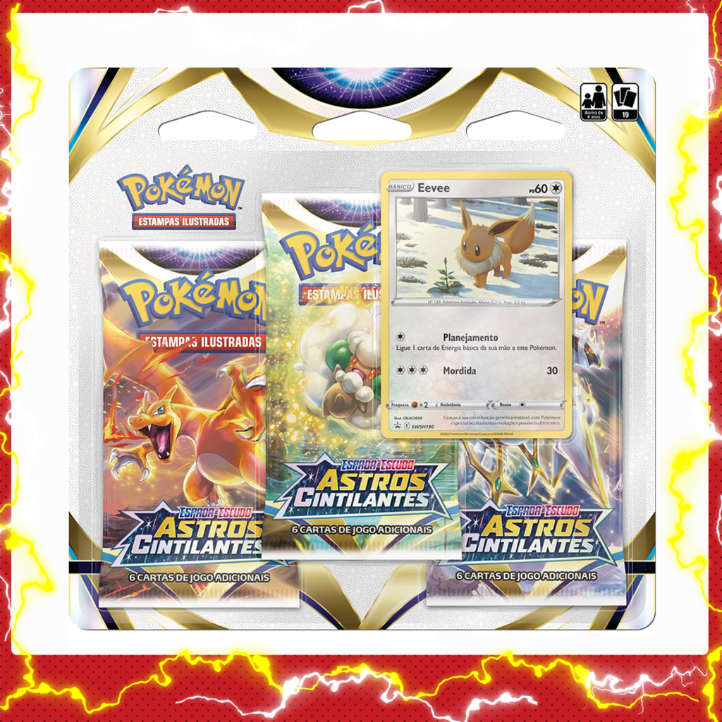 Kit 96 Energia basica - 12 de cada tipo e uma especial pokémon tcg oficial  copag