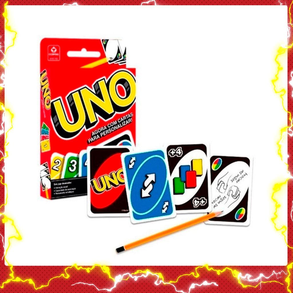 Jogo Uno Original da Copag 2 a 10 Jogadores Kit 2 unidades