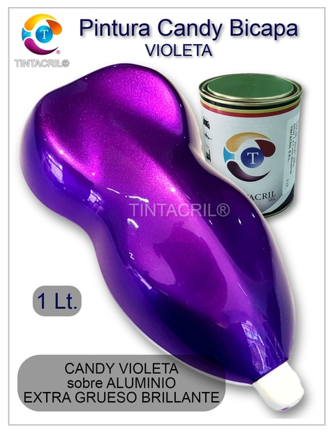 Pintura Bicapa Candy Violeta x 1 lt