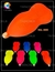 Pintura Fluorescente Bicapa Naranja RAL 2005 x 3.6 litros