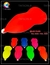 Pintura Fluorescente Bicapa Rojo RAL 3024 x 3.6 litros