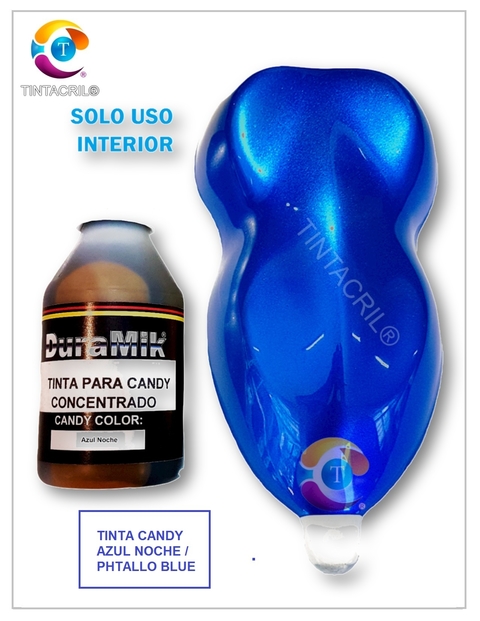 Tinta Concentrada Candy AZUL NOCHE x 150 ml.