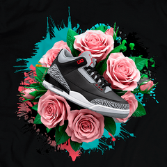 T-Shirt AJs BLACK & ROSE AJ3 - comprar online