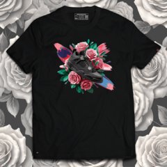 T-Shirt AJs BLACK & ROSE AJ4