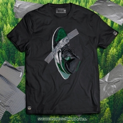 T-Shirt PINE GREEN SILVER TAPE BY MANOEL P. NETO