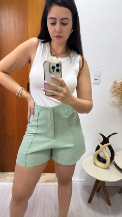 Shorts essencial - Verde menta