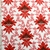 Tropical Mecanico Estampado Blanco Con Flor Tribal Roja Y Bordo - comprar online