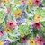 Gabardina Acrilica Lisboa Hojas de Adam /flores Multicolores