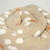 Frazada Coral Flecce Beige Lunares Blancos Naranja - comprar online