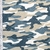 Waffle Estampado Camuflado Aero-azul-crudo - comprar online