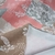 Frisa Confort Estampada Cuadro Rosa-verde-beige Flor Blanca - Tienda Los Angeles - Telas y Blanco Hogar