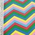 Lona Estampada Zig Zag Multicolor - comprar online