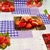 Hule Estampado Fliselina Cerezas-frutillas Cuadrille Violeta en internet