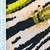 Rayon Slub Print Lineas Batic Negro-beige-verde - comprar online