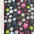 Cordura Estampada Negro Estrellas de Colores - comprar online