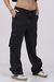 Cargo Jean Opalo Negro unisex - CONNECTED