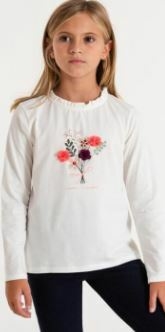 TRM - Remera Flores blanca