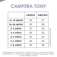 Campera TONY - Gris en internet