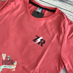 Remera ZR Rayo coral - comprar online