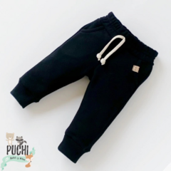 Jogger frisado negro - comprar online